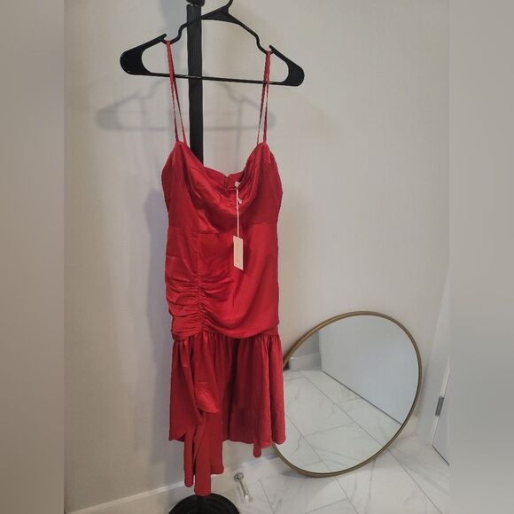 Hutch Anita Satin Dress Small new nwt - Picture 1 of 8